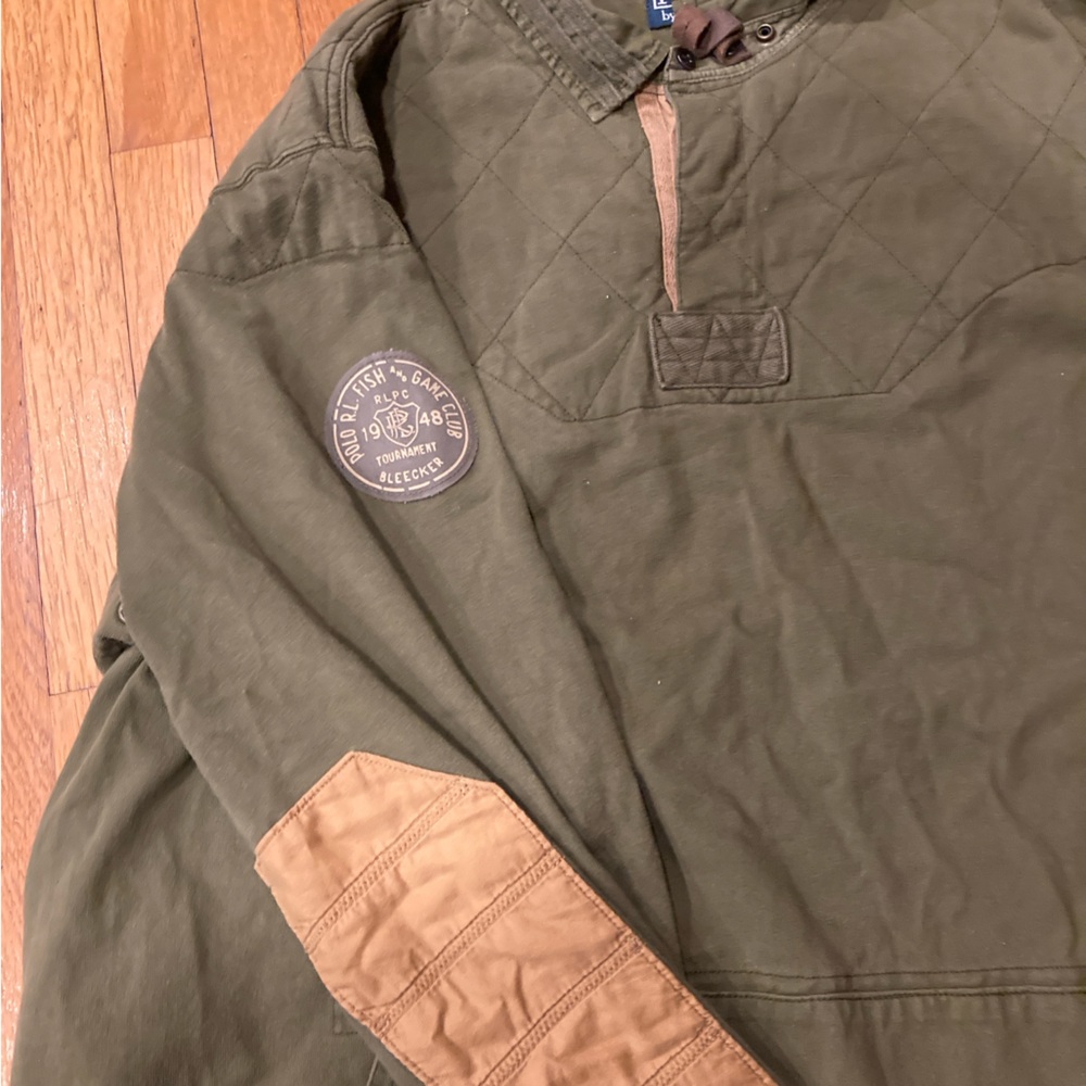 Vintage polo sportsman fish and game rugby